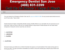 Tablet Screenshot of emergencydentistsanjoseca.com